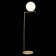 The floor lamp ST LUCE. SL1148.305.01. CODDA. 1x60 W, E27, 38x30x175 cm, brass color