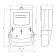 Counter CE 101 S6 145 m6, 1F, 5-60 A, 1st accuracy class, single-tariff