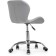 Computer chair Trizor Metal/Eco -leather, Chrome/Gray 53x53x69 cm