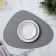 Serving napkin on the table "TEM", 45 × 35 cm, color gray color