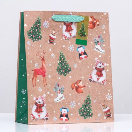 Gift Package "New Year's Forest" 26 x 32 x 12 cm