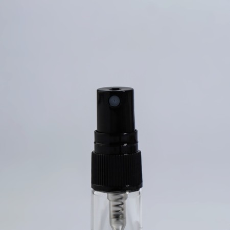 A bottle for storage, with a sprayer, 3 ml, packing - 5 pcs, black color-3