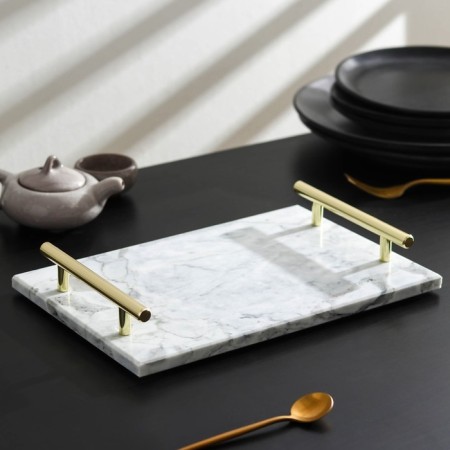 Magistro marble, marble, 29.5 × 19.5 cm, white