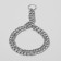 Collar - two -row metal strain, 65 cm, wire thickness 3 mm