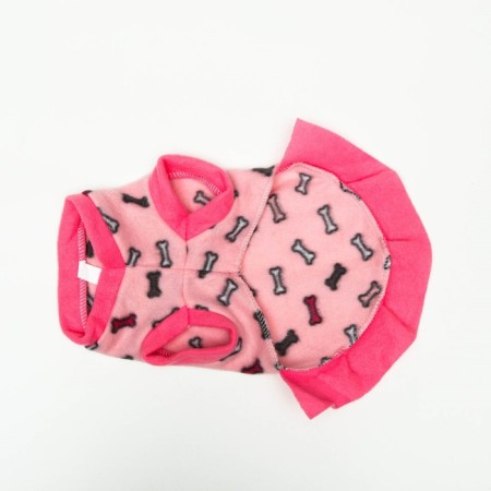 A sweatshirt with a skirt "Bones", Size L (DS 35, Osh 35, OG 45 cm), Pink-5