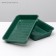 Toilet with a grid "Bella" for cats, 37 x 27 x 8 cm, green