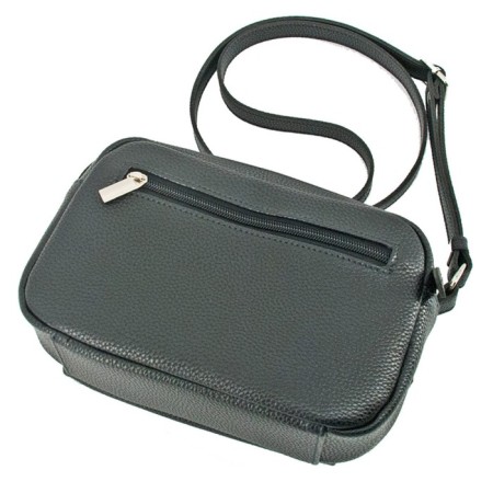 Women's bag B2826-00140, Black color, genuine leather, 20x7x14 cm-2