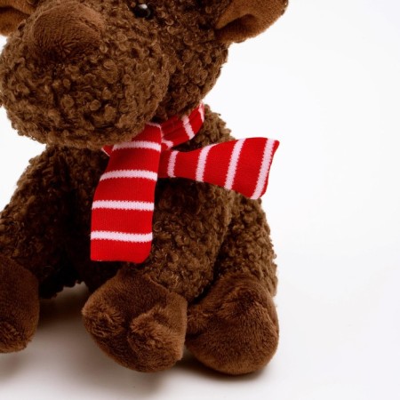 Soft toy "Deer", 14.5 cm, brown color-1
