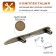 The knife pen "Knife" Cappio RSC002, m/o 76 mm, color antique bronze
