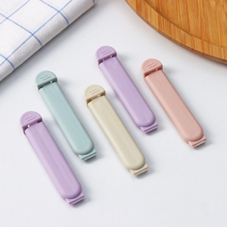 Clamps for packages of the BASIS DOLISH, 5 pcs, 7 cm, color mix