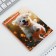 Diary in the thin cover A6, 52 sheets "Dog"