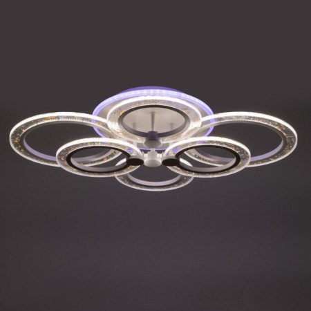 Люстра с ПДУ 1888/6 LED 108Вт диммер белый 44х62х12 см BayerLux-4