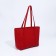 Bag Female Tout with zipper, red color