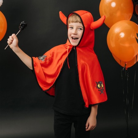 Carnival set "Sweet Damn": a cloak with a hood and a rod-4