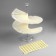 Palette-stand for demonstrating varnishes, with stickers, 120 tips, in a cardboard box, ivory color