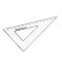 Triangle 13 cm Erichkrause "Clear", 60 °, transparent