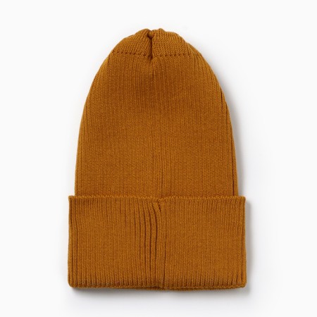 Children's hat, mustard color, size 48-52-1