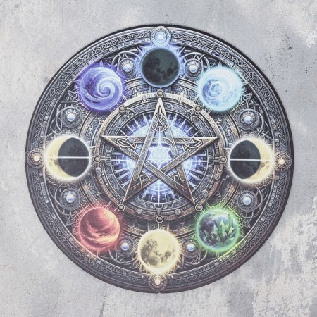 Set for fortune telling "Diagnostic board+pendulum+candles"-3