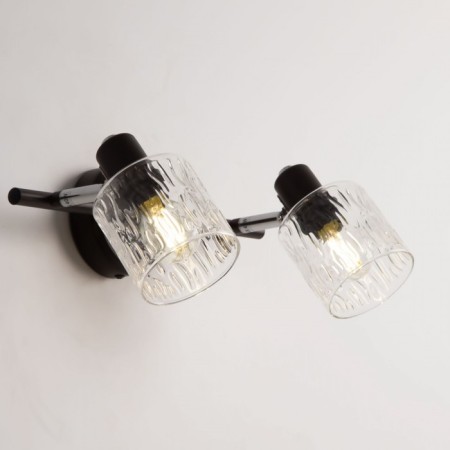 Sconces Citilux "Artist" CL510525, 37x15 cm, 2x40W, E14, brown color-10