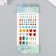 Sticker of rhinestones plastic "Gems" mix 19x8 cm