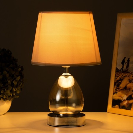 Table lamp 16712/1 E27 40W chrome 22x22x32 cm Risalux-1