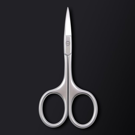 Manicure scissors "Premium", straight, narrow, 9.5 cm, on the blist, silver color-4