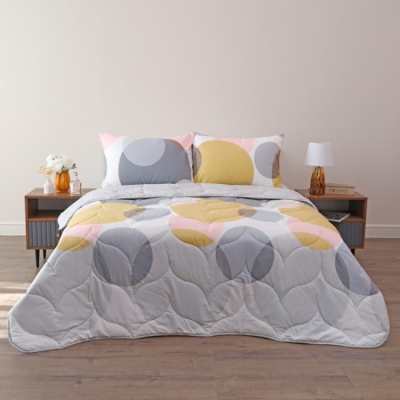 Set 1.5 joint venture: blanket 145x220 cm, sheet 150x220 cm, pillowcases 50x70 cm - 1 pcs-4