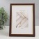Photo frame Plastic "Mira" 13x18 cm beech with gold (plastic screen)