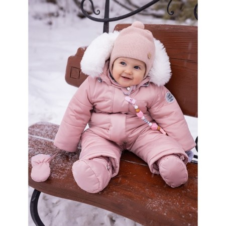 Overalls for the discharge for children, height 74 cm, color pink opal-2