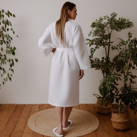 Buffle wafel dressing gown, size XL-1