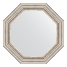 Mirror in the baguette frame, Roman silver 88 mm, 66.6x66.6 cm