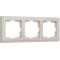 Frame for 3 posts WL04-FRAME-03-VORY, ivory color