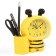 Alarmade "Bee", with a pencil, discrete move, D-9 cm, 14.5 x 14 cm, yellow