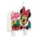 Candle for the cake "Happy Birthday!", 8 x 8 cm, Minnie Mouse