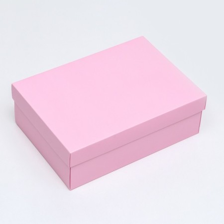 The box is folding, lid is, pink, 24 x 17 x 8 cm-1