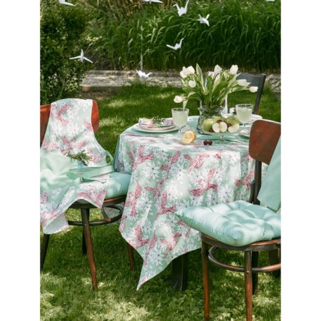 Origami tablecloth, size 140x150 cm, mint color-3