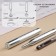 A set of tools for manual installation of S-shaped buttons, with a well, No. 655, d = 10 mm