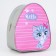 Baby backpack for a girl "Kitty with a bow", rn. 23x20.5 cm