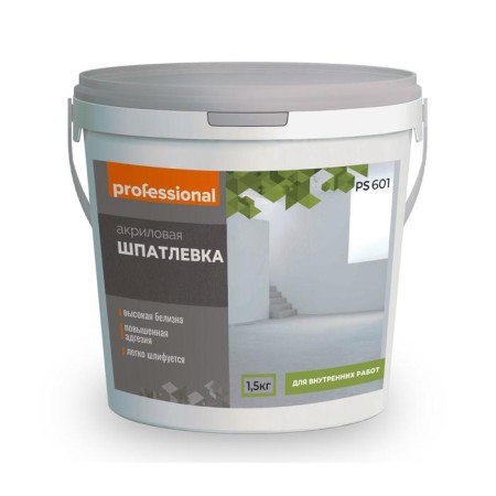 Acrylic putty for internal work, 1.5 kg