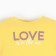 Long sleeve T-shirt Trick I Flower, height 62-68 cm, yellow color
