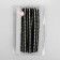 Ryush with beads, 20 mm, 4.5 ± 0.5 m, black/white color