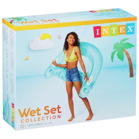 Swimming chair "Boomerang", 152 x 99 cm, Mix colors, 58859np Intex-2