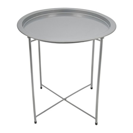 Folding metal table-stalk 2 in 1, 470 × 470 × 505 mm, silver color-4