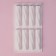 Baking uniform “Burns”, silicone, 28.5 × 16.5 × 2.3 cm, 8 cells (12 × 2.7 × 2.3 cm), white color