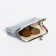 Women's wallet on farmar, gray color