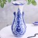 VAZ Gzhel "Katerina", white-blue, ceramics, 37 × 14 cm,