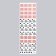 Interior color plastic sticker "Geometry: points and squares" 30x90 cm