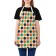 Apron of a kitchen with a photo print "Color combination with circles", adjustable, size OS
