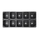 Cassette for seedlings, 10 cells of 100 ml, set of 5 pcs., Black