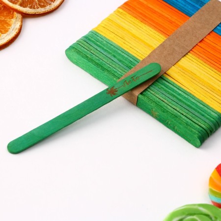 Ice cream sticks “Summer”, set 50 pcs, 11.4 x 1 cm-3